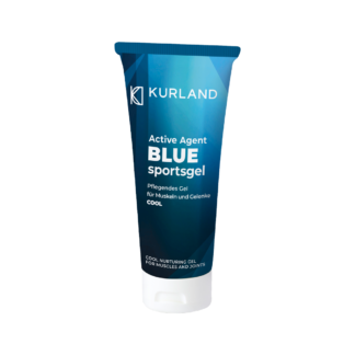BLUE Prémium edzés utáni fájdalomcsillapító gél taurinnal Kurland BLUE fájdalomcsillapító sportgél 200 ml