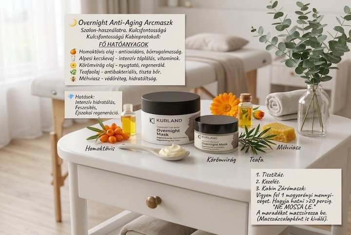 Overnight anti-aging arcmaszk a Kurlandtól